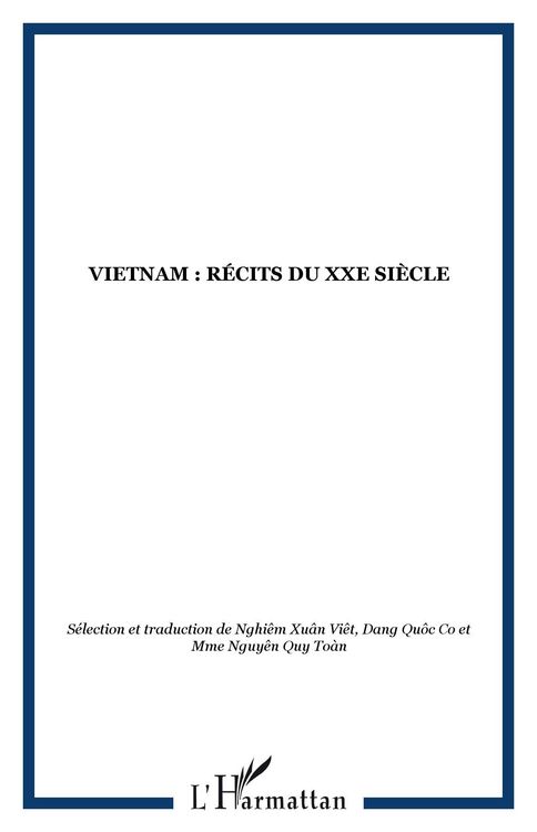 Produktbild: Vietnam : recits du XXe siecle
