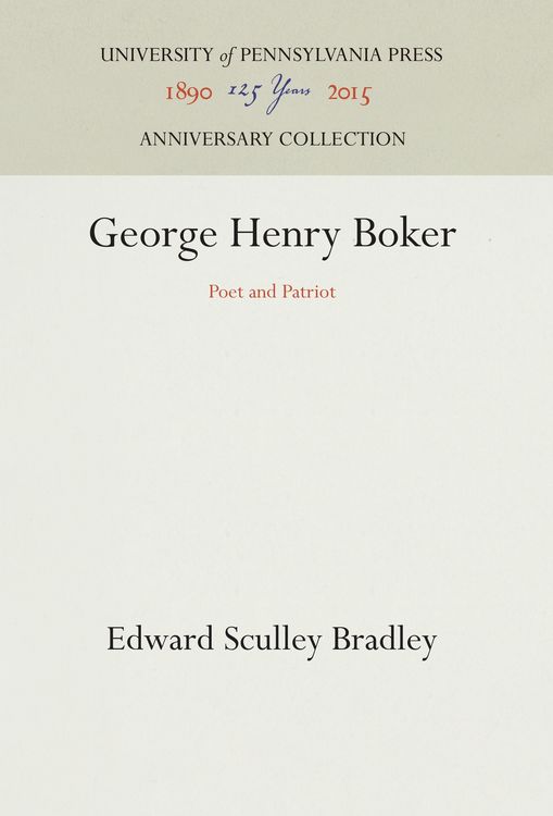 Produktbild: George Henry Boker