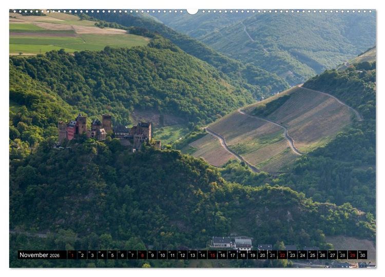 Produktbild: Rheinsteig Impressionen III (Wandkalender 2026 DIN A2 quer), CALVENDO Monatskalender