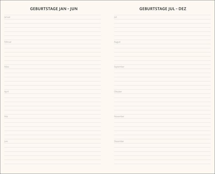 Produktbild: Kombitimer schwarz mittel 2027