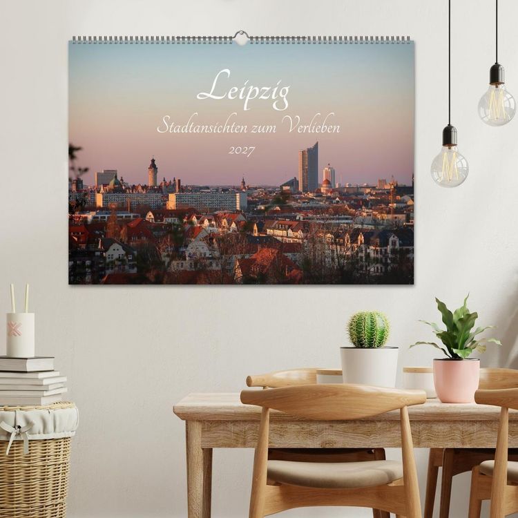 Produktbild: Leipzig &ndash; Stadtansichten zum Verlieben (Wandkalender 2027 DIN A2 quer), CALVENDO Monatskalender
