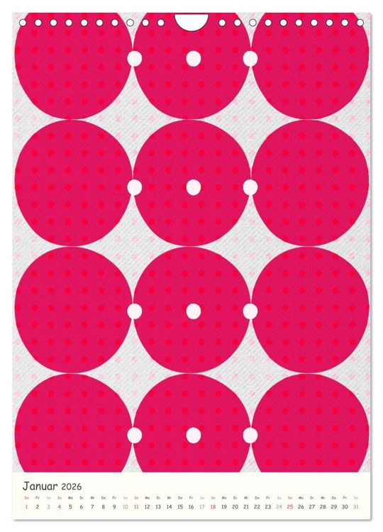 Produktbild: Punkt Punkt Punkt (Wandkalender 2026 DIN A4 hoch), CALVENDO Monatskalender