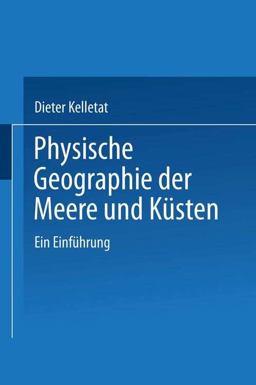 Produktbild: Physische Geographie der Meere und K&uuml;sten