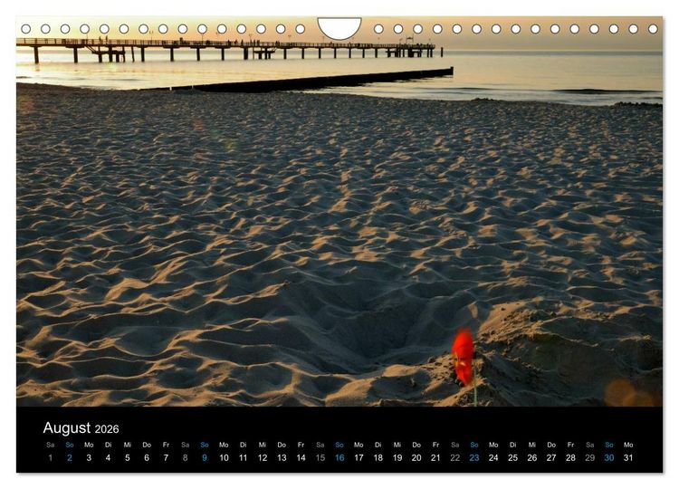 Produktbild: Ostseestrand Graal-M&uuml;ritz (Wandkalender 2026 DIN A4 quer), CALVENDO Monatskalender