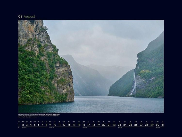 Produktbild: Norwegen - KUNTH Wandkalender 2027