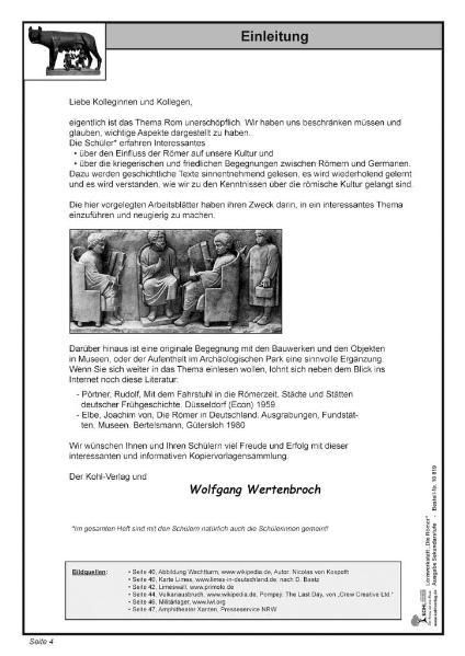 Produktbild: Lernwerkstatt Die R&ouml;mer / Sekundarstufe