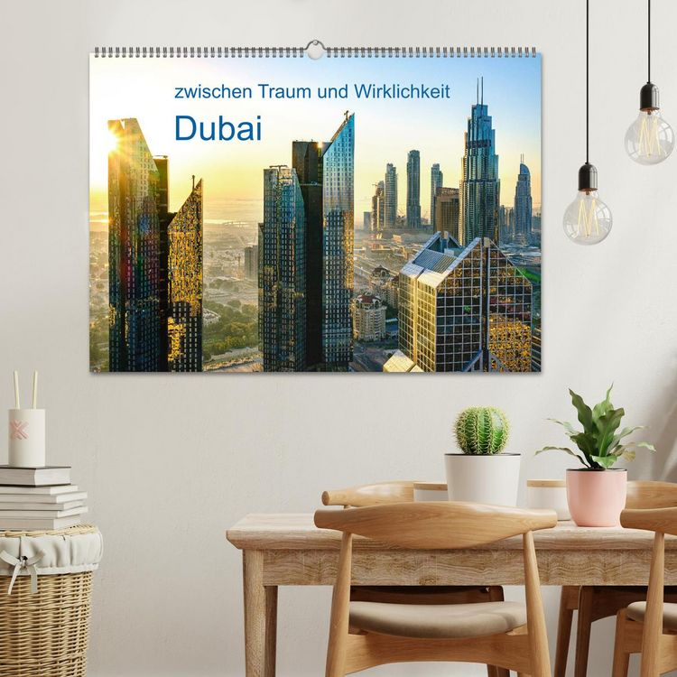 Produktbild: Dubai - zwischen Traum und Wirklichkeit (Wandkalender 2026 DIN A2 quer), CALVENDO Monatskalender