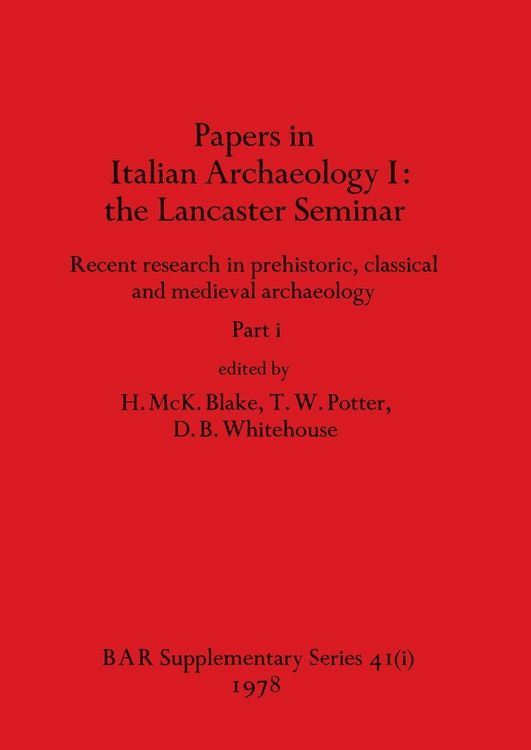 Produktbild: Papers in Italian Archaeology I
