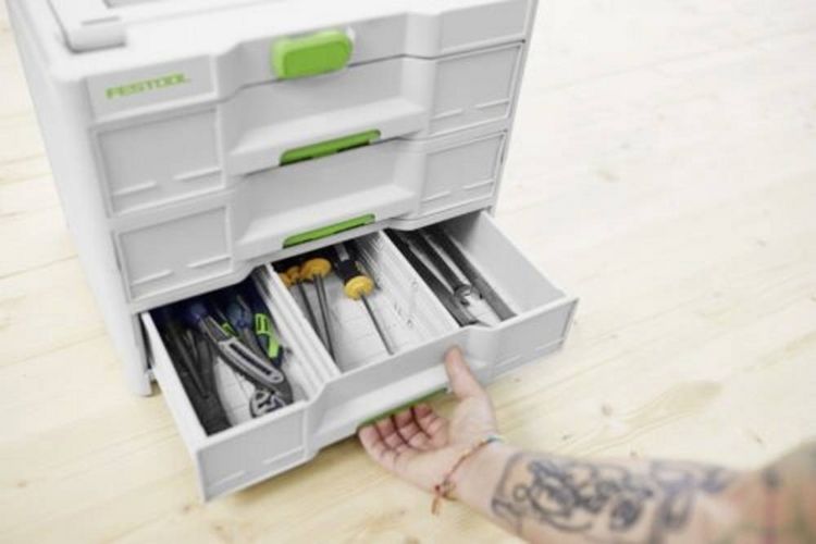 Produktbild: Festool Systainer SYS3-SORT/3M 337 577769 Transportkiste (L x B x H) 396 x 296 x 337mm