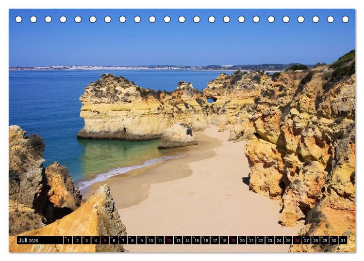 Produktbild: Algarve (Tischkalender 2026 DIN A5 quer), CALVENDO Monatskalender