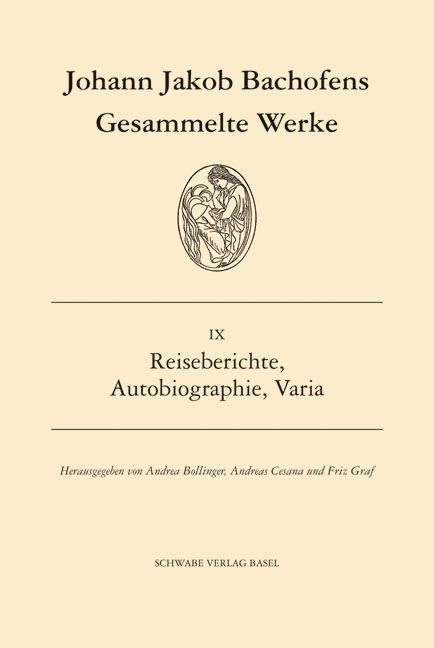 本 johann jakob bachofens gesammelte werke