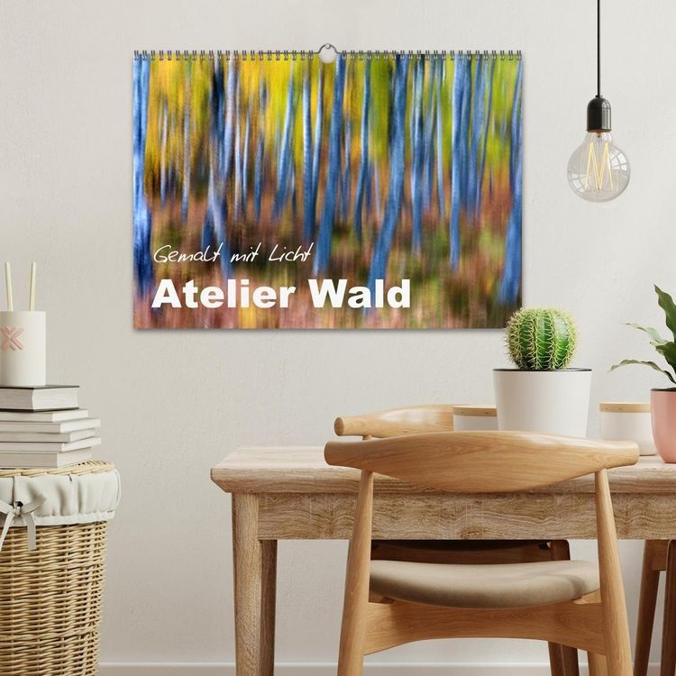 Produktbild: Atelier Wald - gemalt mit Licht (Wandkalender 2027 DIN A3 quer), CALVENDO Monatskalender