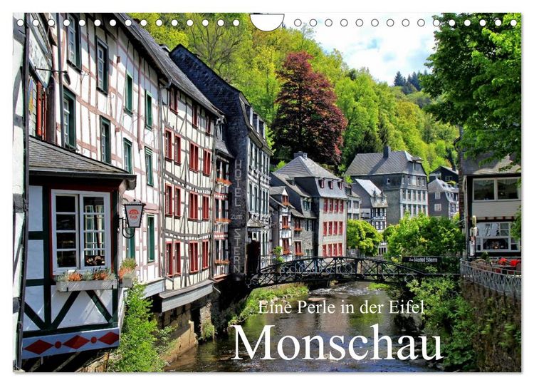 Produktbild: Eine Perle in der Eifel - Monschau (Wandkalender 2026 DIN A4 quer), CALVENDO Monatskalender