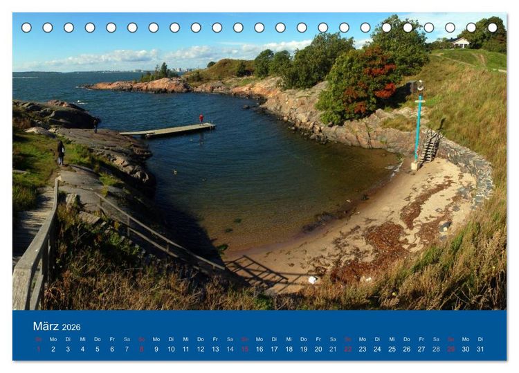 Produktbild: Helsinki im Auge des Fotografen (Tischkalender 2026 DIN A5 quer), CALVENDO Monatskalender