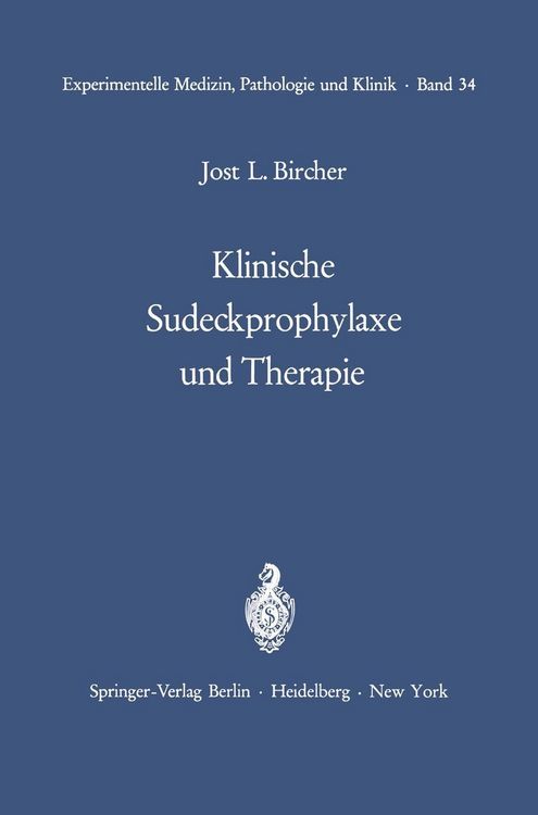 Produktbild: Klinische Sudeckprophylaxe und Therapie