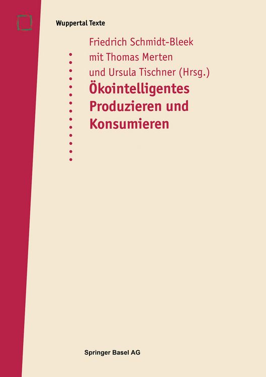 Produktbild: &Ouml;ko-intelligentes Produzieren und Konsumieren