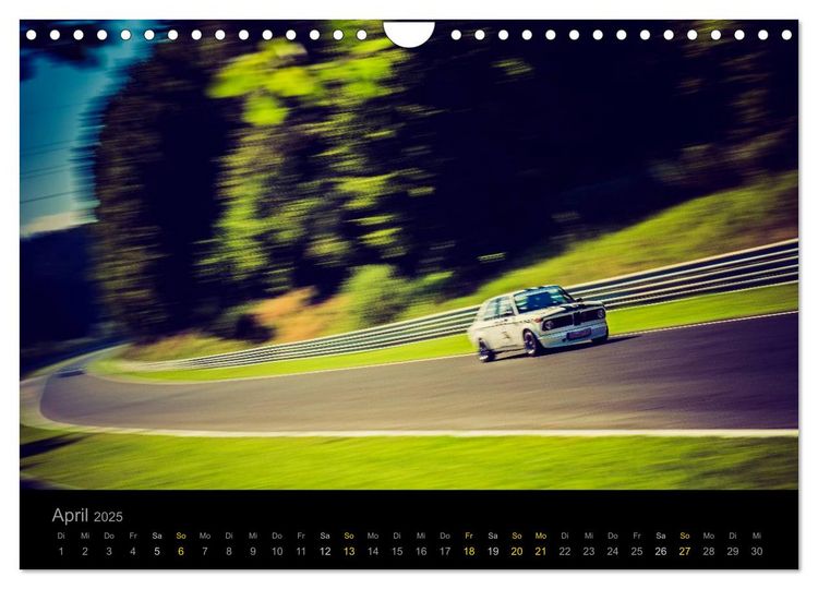 Produktbild: Classic BMW Racing (Wandkalender 2025 DIN A4 quer), CALVENDO Monatskalender