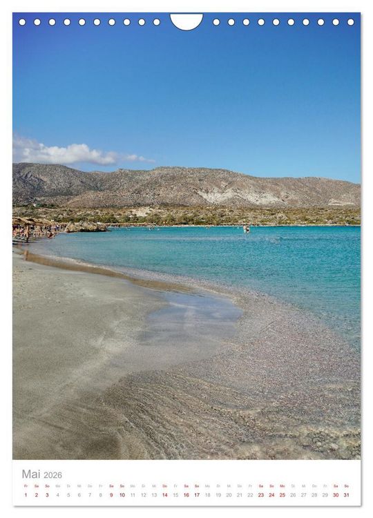 Produktbild: Kreta (Wandkalender 2026 DIN A4 hoch), CALVENDO Monatskalender