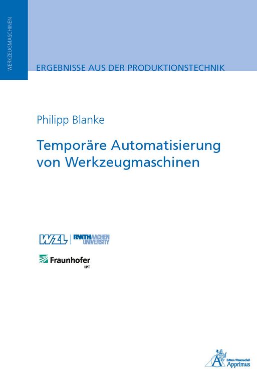 Produktbild: Tempor&auml;re Automatisierung von Werkzeugmaschinen