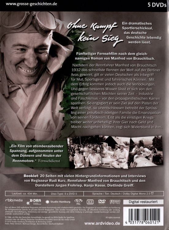 Produktbild: Ohne Kampf kein Sieg - Grosse Geschichten 39 [5 DVDs]