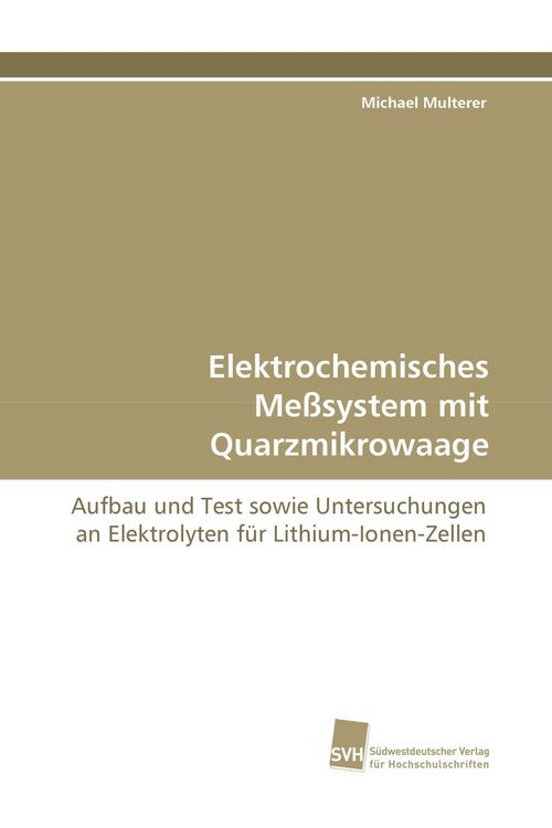 Produktbild: Elektrochemisches Me&szlig;system mit Quarzmikrowaage