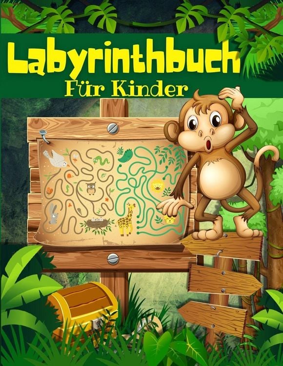 Produktbild: Labyrinth-Buch F&uuml;r Kinder, Jungen Und M&auml;dchen