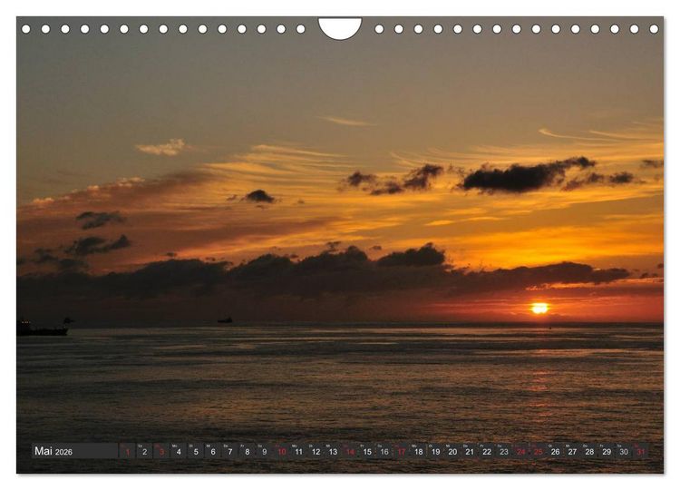 Produktbild: Sonne, Meer und Wolken (Wandkalender 2026 DIN A4 quer), CALVENDO Monatskalender