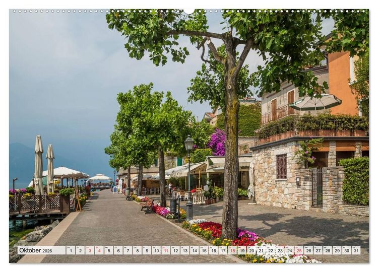 Produktbild: GARDASEE Orte am malerischen Ostufer (Wandkalender 2026 DIN A2 quer), CALVENDO Monatskalender