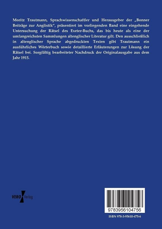 Produktbild: Die R&auml;tsel des Exeterbuchs