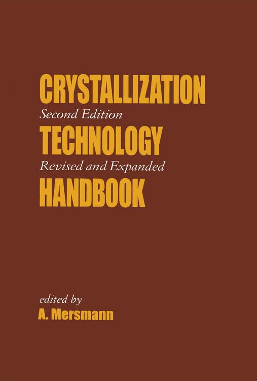 Produktbild: Crystallization Technology Handbook