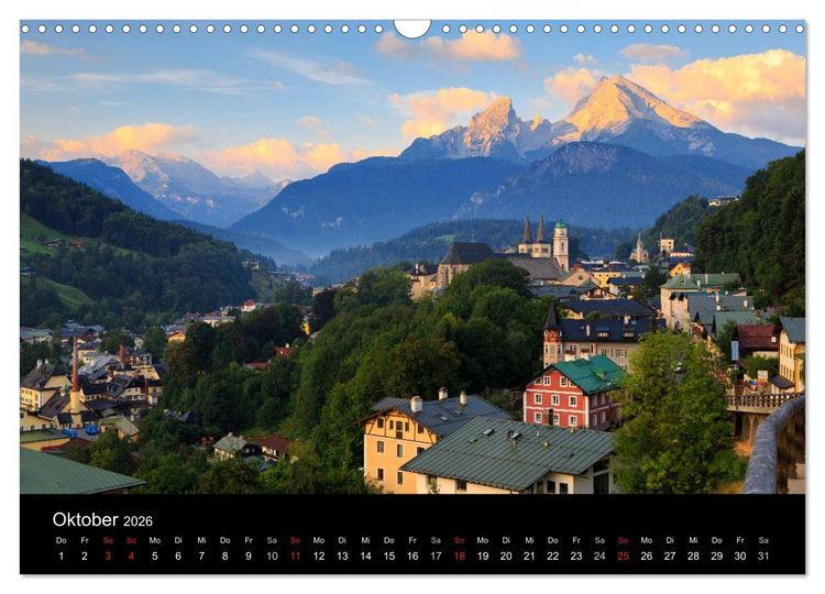 Produktbild: Berchtesgadener Land (Wandkalender 2026 DIN A3 quer), CALVENDO Monatskalender