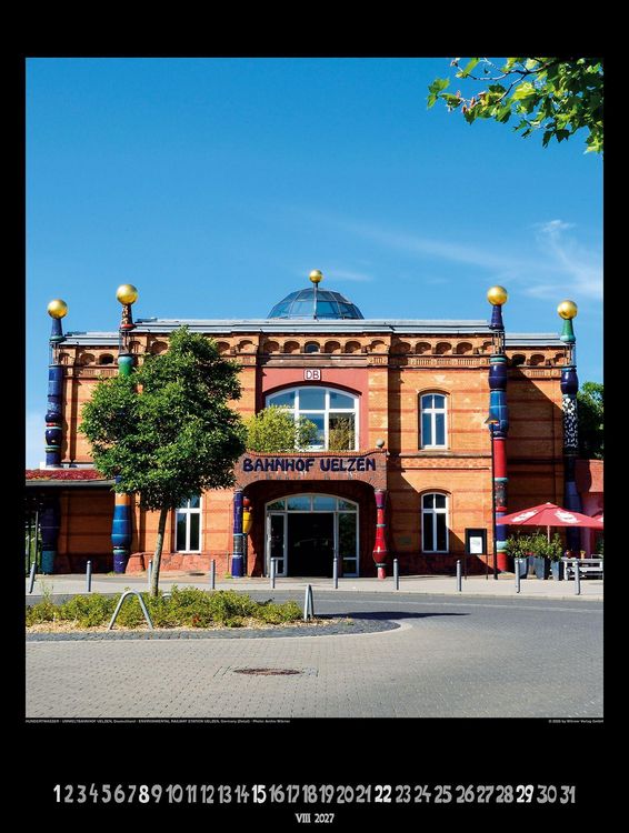 Produktbild: Gro&szlig;er Hundertwasser Architektur Kalender 2027