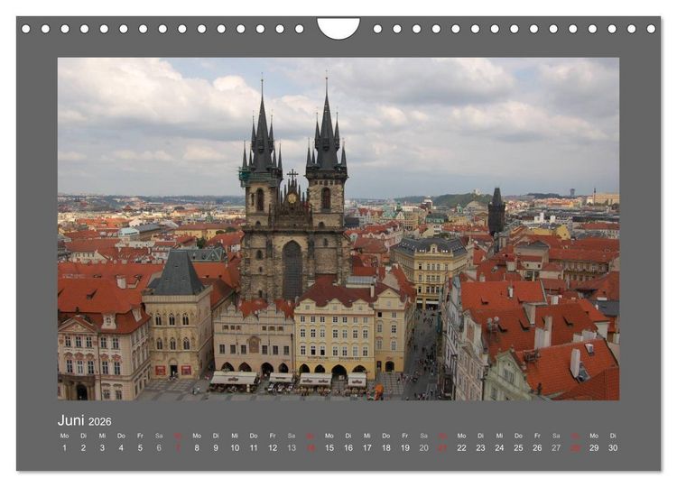 Produktbild: Kirchen in Europa (Wandkalender 2026 DIN A4 quer), CALVENDO Monatskalender
