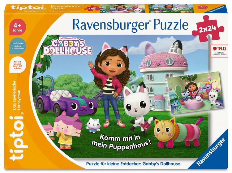 tiptoi® Puzzle für kleine Entdecker Gabby’s Dollhouse - 2x24 Teile kaufen