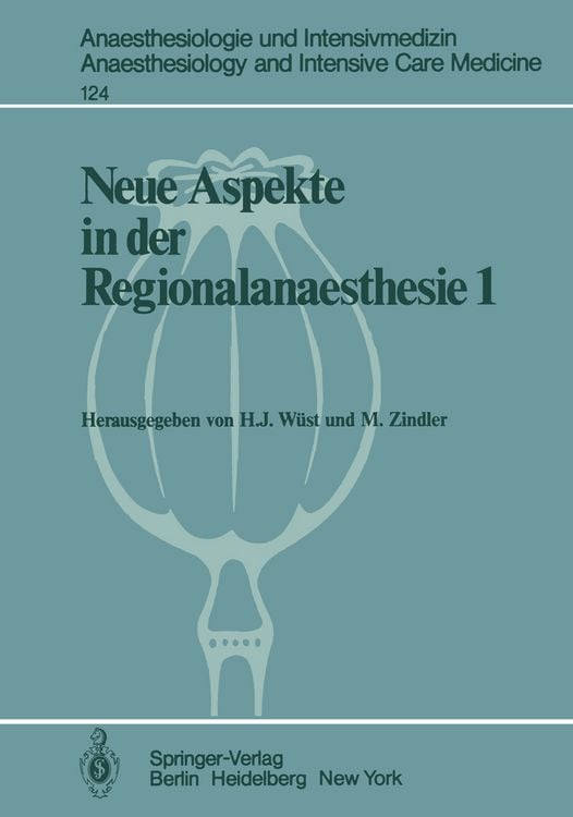 Produktbild: Neue Aspekte in der Regionalanaesthesie 1