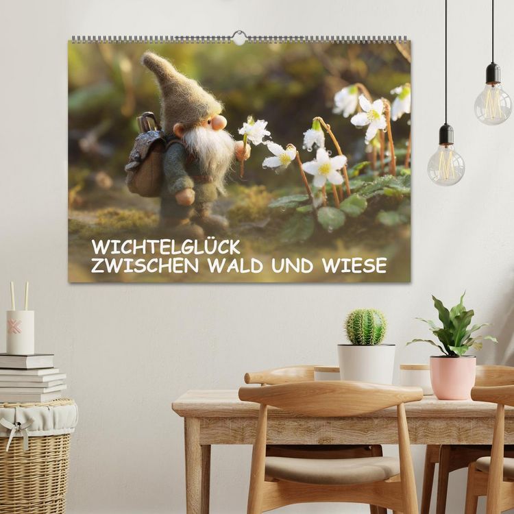 Produktbild: Wichtelgl&uuml;ck zwischen Wald und Wiese (Wandkalender 2027 DIN A2 quer), CALVENDO Monatskalender