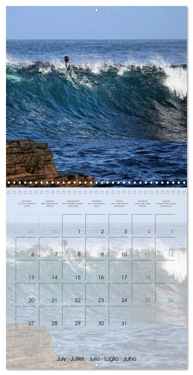 Produktbild: Surfing Passion (Wall Calendar 2026 12 &times; 12 Inch) CALVENDO 12 Month Wall Calendar