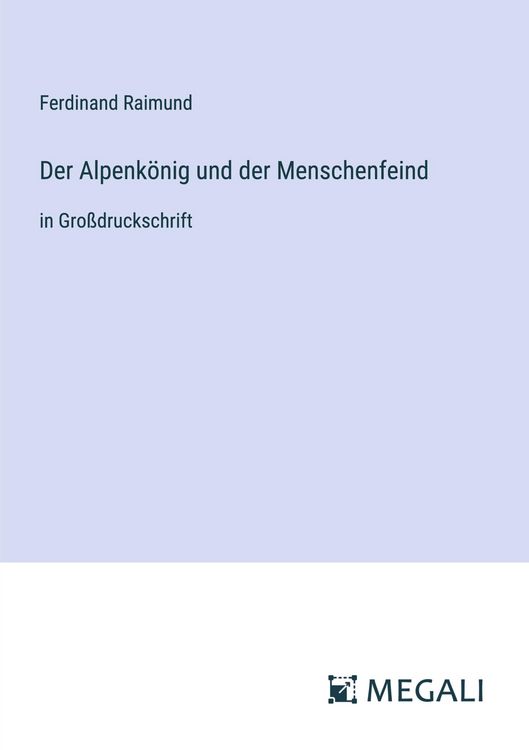 Produktbild: Der Alpenk&ouml;nig und der Menschenfeind