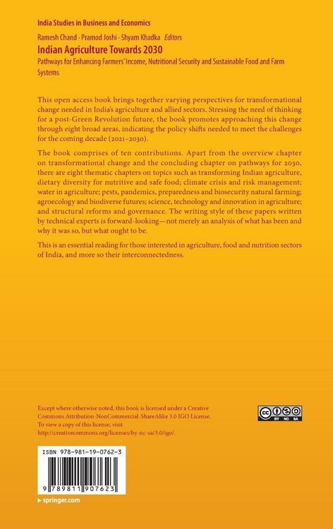 Produktbild: Indian Agriculture Towards 2030
