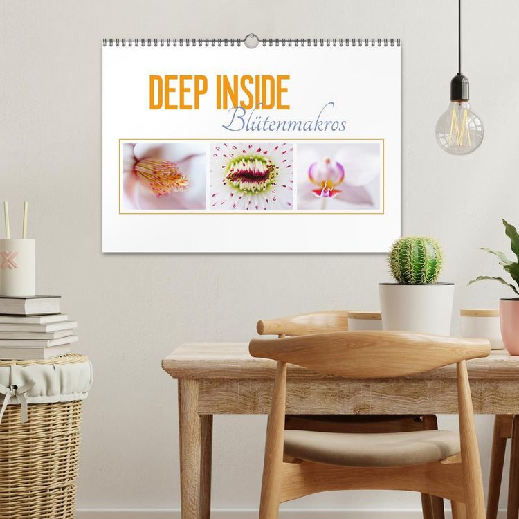 Produktbild: DEEP INSIDE - Bl&uuml;tenmakros (Wandkalender 2026 DIN A3 quer), CALVENDO Monatskalender