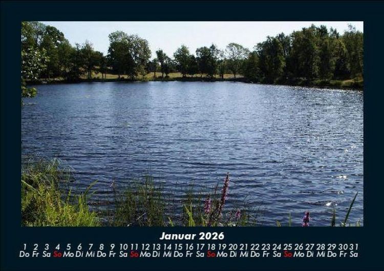 Produktbild: Landschaftskalender 2026 Fotokalender DIN A5