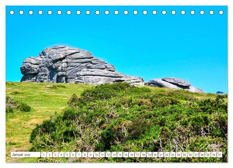 Produktbild: S&uuml;dengland - On the road in Devon und Cornwall (Tischkalender 2026 DIN A5 quer), CALVENDO Monatskalender