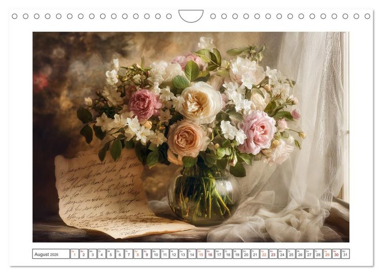 Produktbild: Bl&uuml;ten der Zeit (Wandkalender 2026 DIN A4 quer), CALVENDO Monatskalender