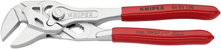 Produktbild: Knipex 86 03 150 Zangenschl&uuml;ssel 27mm 15cm