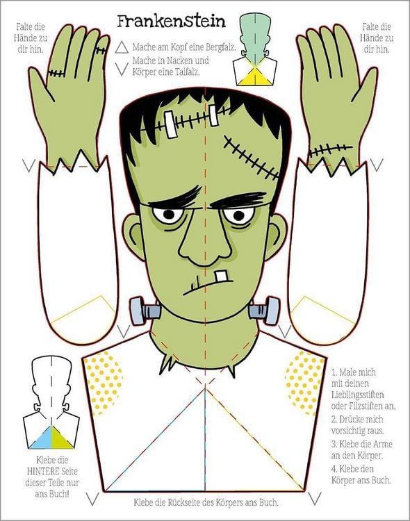 Produktbild: Dein Pop-Up Buch zum Selbermachen Monster