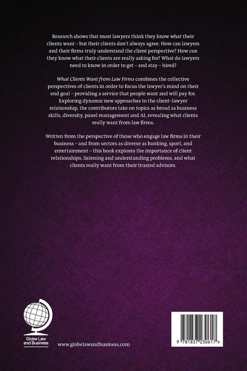 Produktbild: What Clients Want from Law Firms