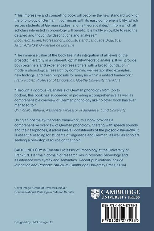Produktbild: German Phonology