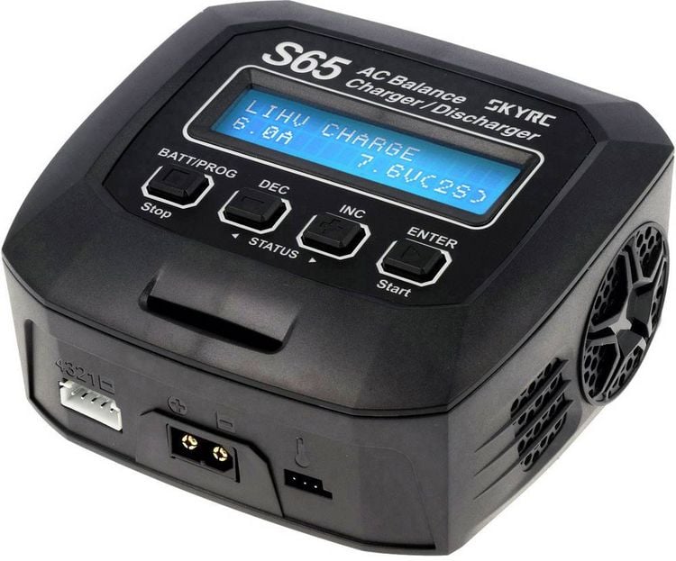 Produktbild: SKYRC S65 Modellbau-Multifunktionsladeger&auml;t 6A LiPo, LiFePO, LiIon, LiHV, NiMH, NiCd, Blei