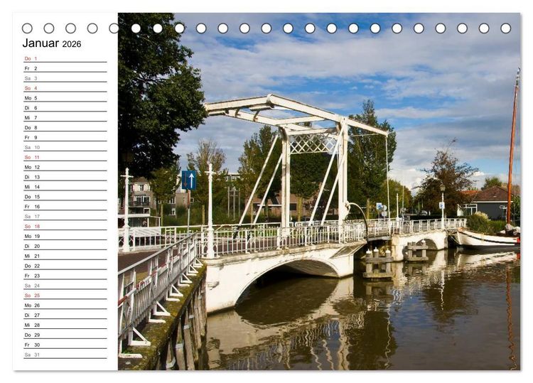 Produktbild: Friesland - Fryslan (Tischkalender 2026 DIN A5 quer), CALVENDO Monatskalender