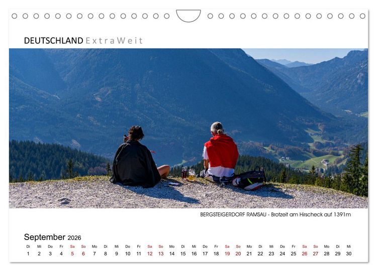 Produktbild: Bergsteigerdorf RAMSAU - Juwel im Berchtesgadener Land (Wandkalender 2026 DIN A4 quer), CALVENDO Monatskalender